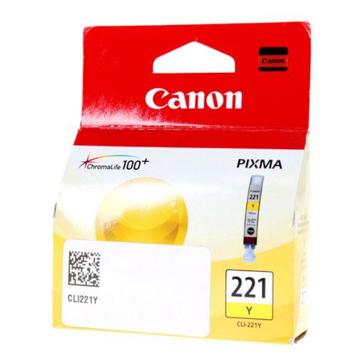 Picture of Canon 2949B001 (CLI-221Y) Yellow Inkjet Cartridge (420 Yield)