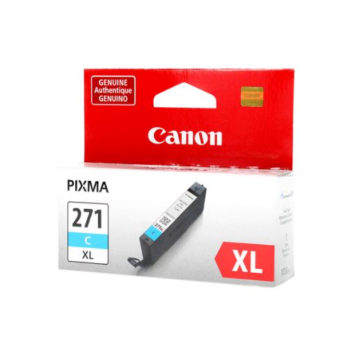 Picture of Canon 0337C001AA (CLI-271XLC) High Yield Cyan Ink Cartridge (300 Yield)