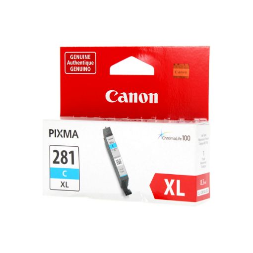 Picture of Canon 2034C001 (CLI-281XLC) High Yield Cyan Ink Tank