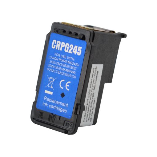 Picture of Compatible 8278B001 (PG-245XL) High Yield Black Inkjet Cartridge (300 Yield), With 4 Refill Tank