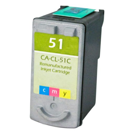 Picture of Compatible 0618B002 (CL-51) Tri-Color Inkjet Cartridge