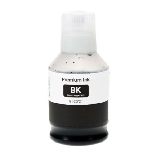 Picture of Compatible 4526C001 (GI-21Bk) Black Ink Bottle (140 ml)