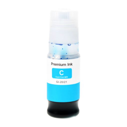 Picture of Compatible 4537C001 (GI-21C) Cyan Ink Bottle (70 ml)