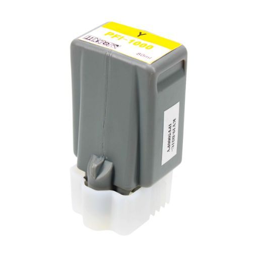 Picture of Remanufactured PFI-1000Y (0549C002) Yellow Pigment Ink Cartridge (80 ml)