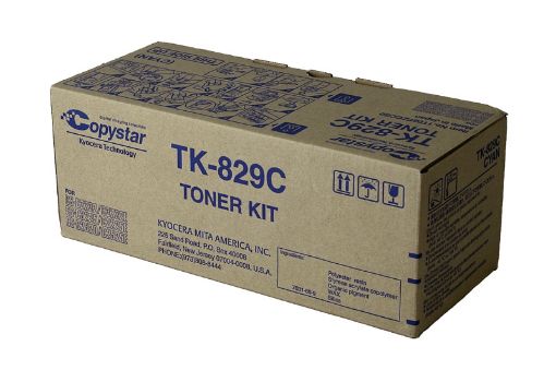 Picture of Copystar 1T02FZCCS0 (TK-829C) Cyan Toner Cartridge (7000 Yield)