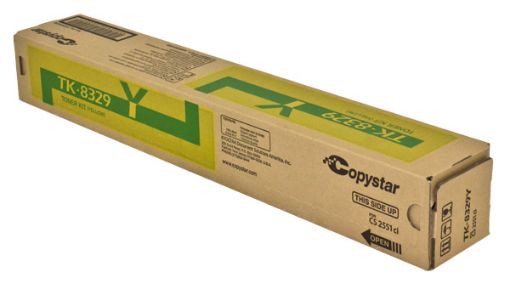 Picture of Copystar 1T02NPACS0 (TK-8329Y) Yellow Toner Cartridge (12000 Yield)