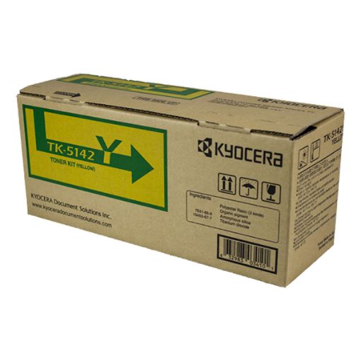 Picture of Copystar 1T02NRAUS0 (TK-5142Y) Yellow Toner Cartridge (5000 Yield)