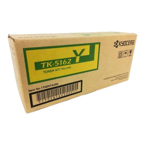 Picture of Kyocera Mita 1T02NTAUS0 (TK-5162Y) Yellow Toner Cartridge (12000 Yield)