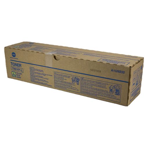 Picture of Konica Minolta A1U9232 (TN-616YL) Yellow Toner Cartridge (28000 Yield)