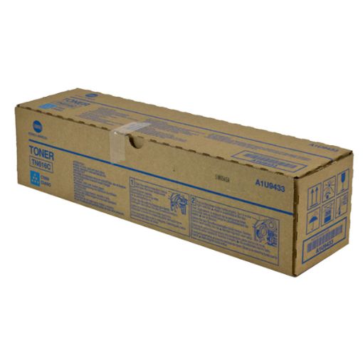 Picture of Konica Minolta A1U9433 (TN-616C) Cyan Toner Cartridge (31000 Yield)