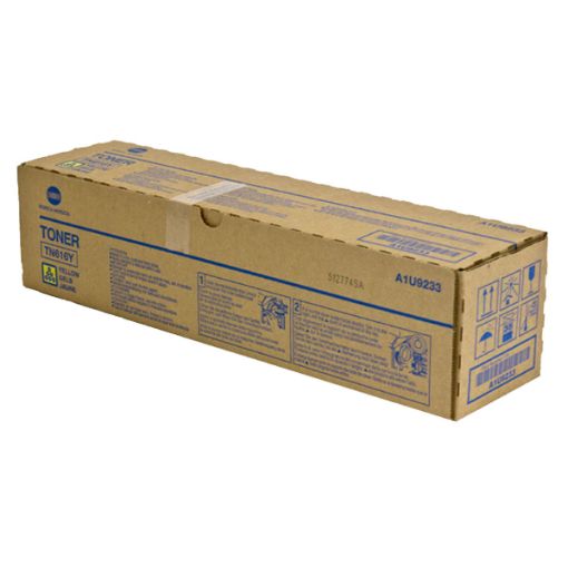 Picture of Konica Minolta TN-616Y (A1U9230) Yellow Toner Cartridge (31000 Yield)