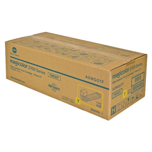 Picture of Konica Minolta A0WG07F Yellow Toner Cartridge (5000 Yield)