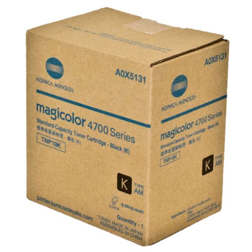Picture of Konica Minolta A0X5131 Black Toner Cartridge (4000 Yield)