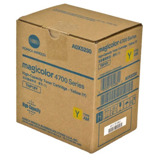 Picture of Konica Minolta A0X5230 Yellow Toner Cartridge (6000 Yield)