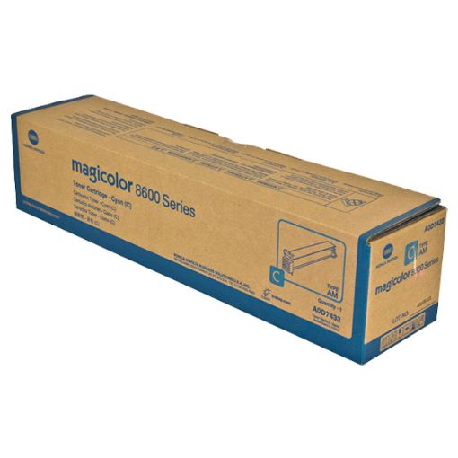 Picture of Konica Minolta A0D7433 Cyan Toner Cartridge (20000 Yield)