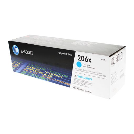 Picture of HP W2111X (HP 206X) High Yield Cyan Toner Cartridge (2450 Yield)