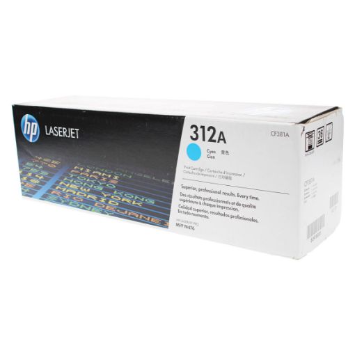 Picture of HP CF381A (HP 312A) Cyan Toner Cartridge (2700 Yield)
