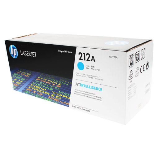 Picture of HP W2121A (HP 212A) Cyan Toner Cartridge (4500 Yield)