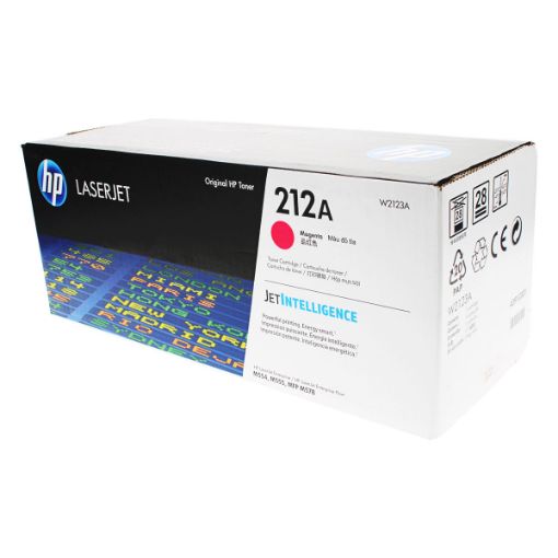 Picture of HP W2123A (HP 212A) Magenta Toner Cartridge (4500 Yield)