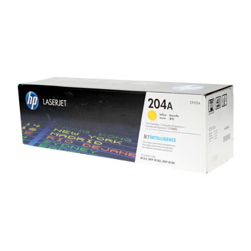 Picture of HP CF512A (HP 204A) Yellow Toner Cartridge (900 Yield)