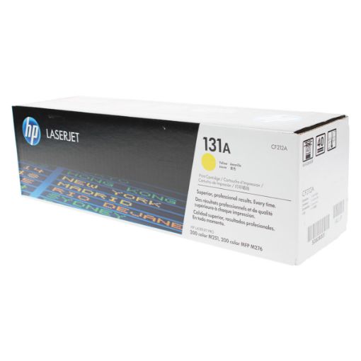 Picture of HP CF212A (HP 131A) Yellow Laser Toner Cartridge (1800 Yield)