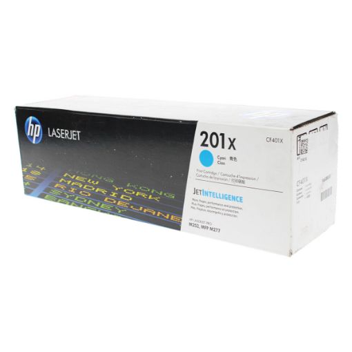 Picture of HP CF401X (HP 201X) High Yield Cyan Toner Cartridge (2300 Yield)