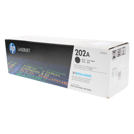 Picture of HP CF500A (HP 202A, Cartridge 054Bk) Black Toner Cartridge (1400 Yield)