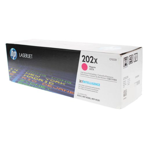 Picture of HP CF503X (HP 202X, Cartridge 054HM) High Yield Magenta Toner Cartridge (2500 Yield)