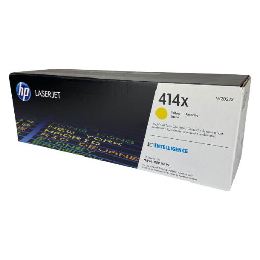 Picture of HP W2022X (HP 414X) High Yield Yellow Toner Cartridge (6000 Yield)