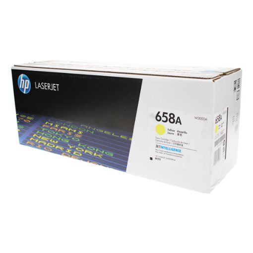 Picture of HP W2002A (HP 658A) Yellow Toner Cartridge (6000 Yield)
