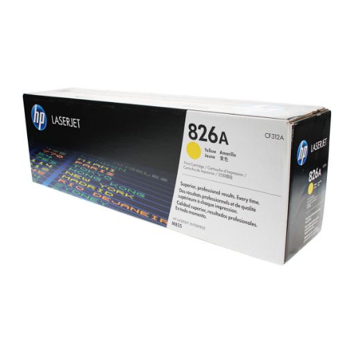 Picture of HP CF312A (HP 826A) Yellow Toner Cartridge (31500 Yield)