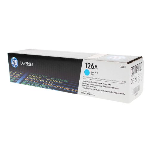 Picture of HP CE311A (HP 126A) Cyan Toner Cartridge (1000 Yield)