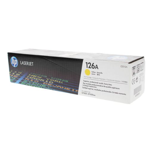 Picture of HP CE312A (HP 126A) Yellow Toner Cartridge (1000 Yield)