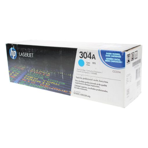 Picture of HP CC531A (HP 304A) Cyan Toner Cartridge (2800 Yield)