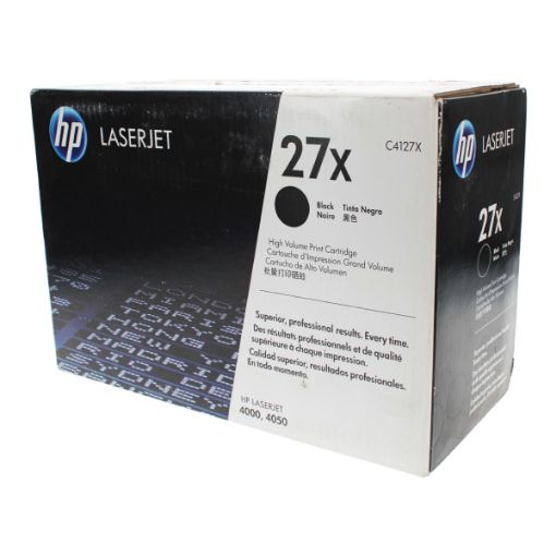 Picture of HP C4127X (HP 27X) High Yield Black Toner Cartridge (10000 Yield)