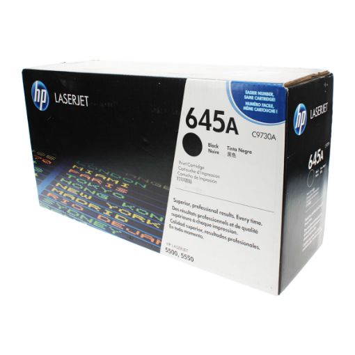 Picture of HP C9730A (HP 645A) Black Toner Cartridge (13000 Yield)