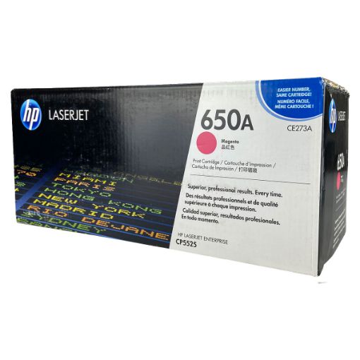 Picture of HP CE273A (HP 650A) Magenta Laser Toner Cartridge (15000 Yield)