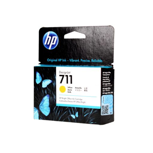 Picture of HP CZ132A (HP 711A) Yellow Inkjet Cartridge (150 ml)