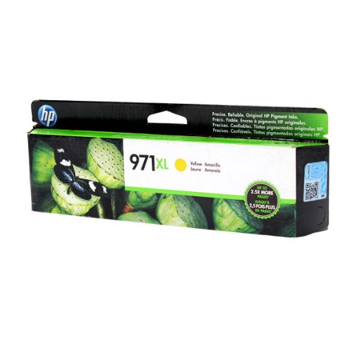 Picture of HP CN628AM (HP 971XL) High Yield Yellow Ink Cartridge (6600 Yield)
