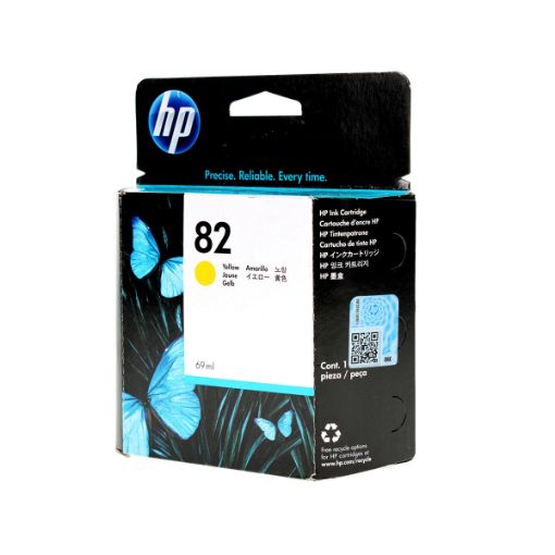 Picture of HP C4913A (HP 82) Yellow Inkjet Cartridge (69 Yield)