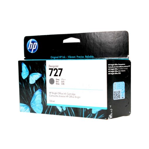 Picture of HP B3P24A (HP 727) Gray Ink Cartridge (130 Yield)