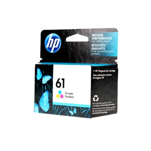 Picture of HP CH562WN (HP 61) Tri-Color Ink Cartridge (165 Yield)