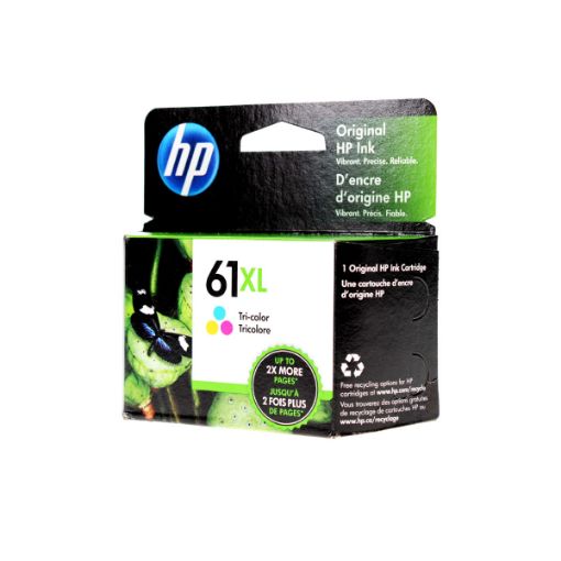 Picture of HP CH564WN (HP 61XL) High Yield Tri-Color Ink Cartridge (450 Yield)