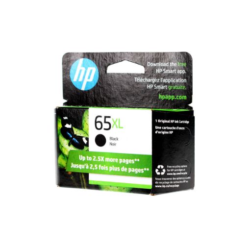 Picture of HP N9K04AN (HP 65XL) High Yield Black Inkjet Cartridge (330 Yield)