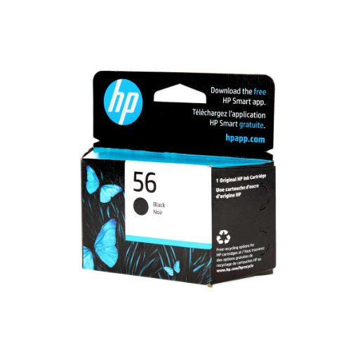 Picture of HP C6656AN (HP 56) Black Inkjet Cartridge (450 Yield)