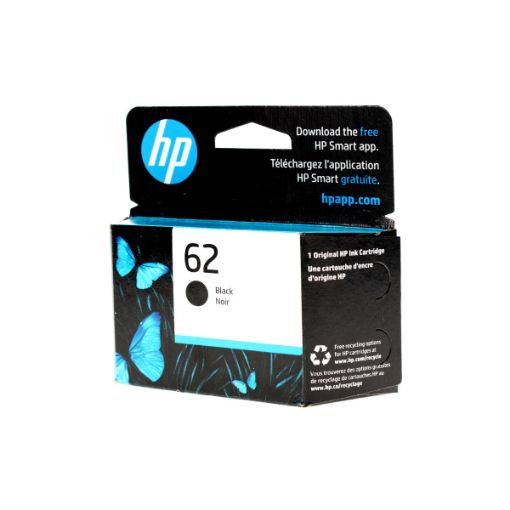 Picture of HP C2P04AN (HP 62) Black Ink Cartridge (200 Yield)
