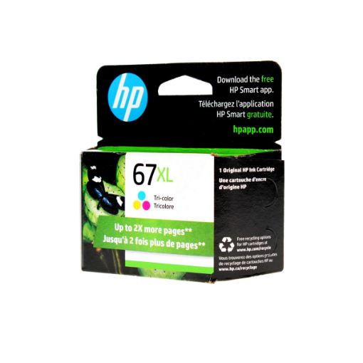 Picture of HP 3YM58AN (HP 67X) Color Inkjet Cartridge (200 Yield)