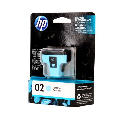 Picture of HP C8774WN (HP 02) Light Cyan Inkjet Cartridge (500 Yield)