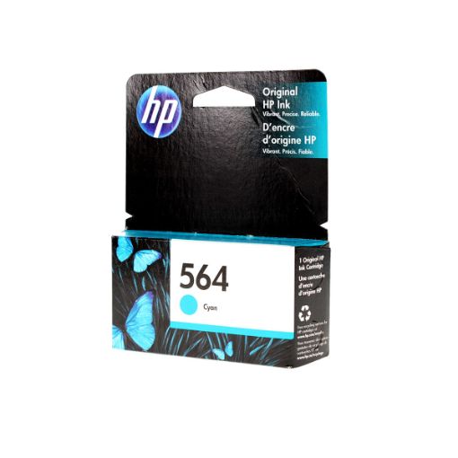 Picture of HP CB318WN (HP 564) Cyan Inkjet Cartridge (300 Yield)