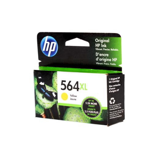 Picture of HP CB325WN (HP 564XL) High Yield Yellow Inkjet Cartridge (750 Yield)